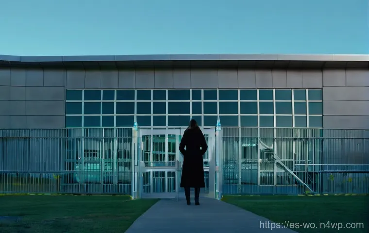 디스토피아적 사회의 의료 시스템 - **The Labyrinth of Access: Healthcare as an Inaccessible Fortress**
A young woman, dressed in mo...